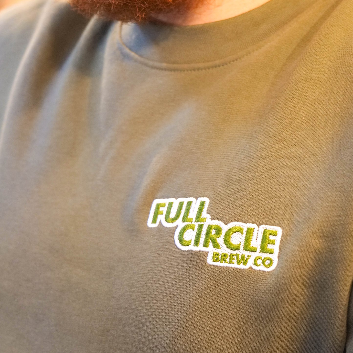 Cypress Green Full Circle Brew Co Crew Sweatshirt