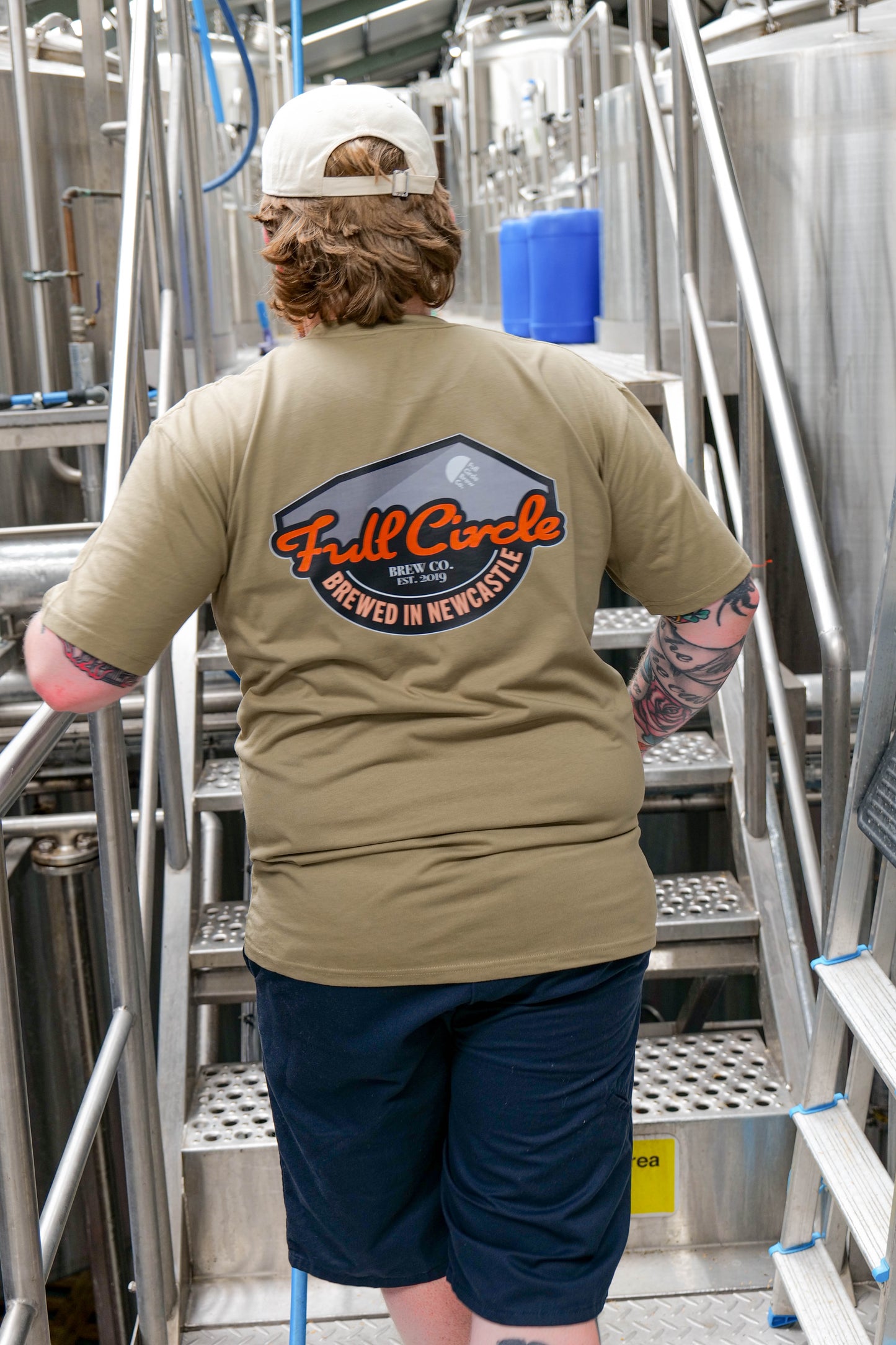 Khaki Full Circle Tee