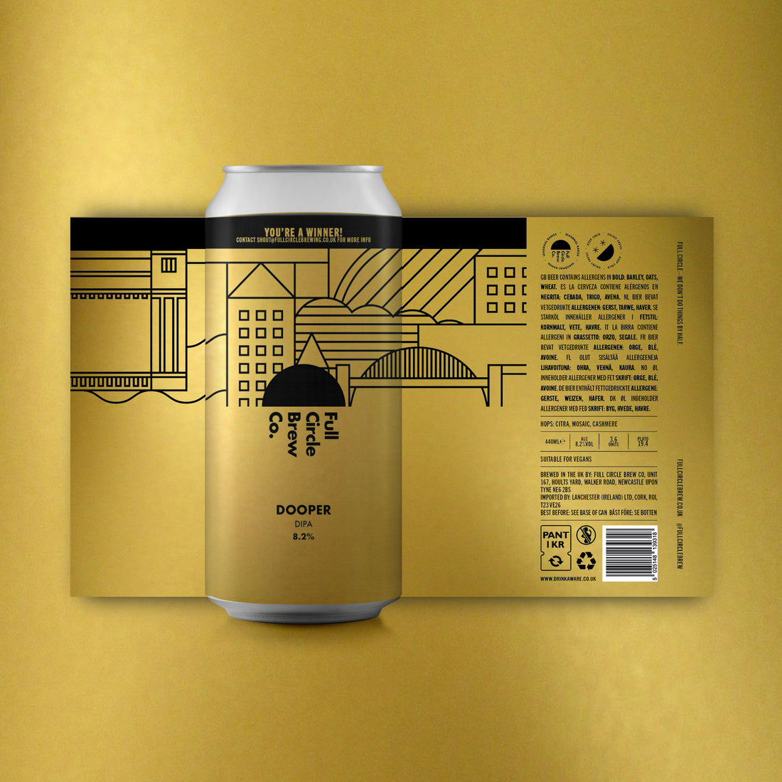 Golden Dooper Cans