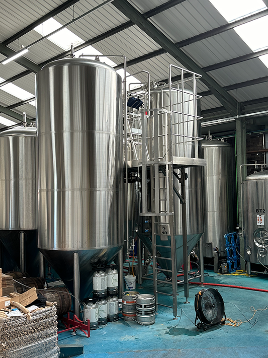 Conditioning tanks in our brewery 