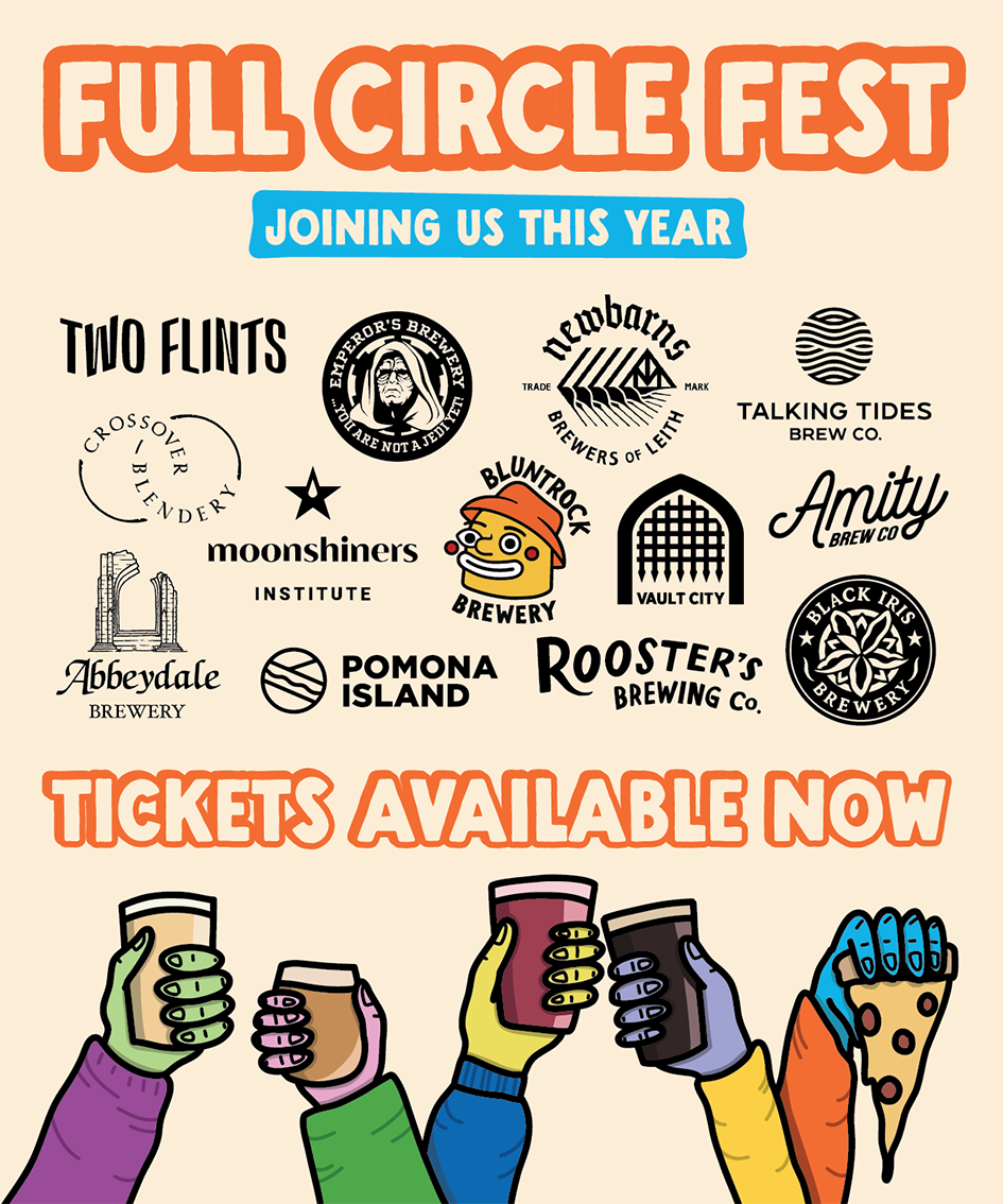 The Full Circle Fest 2026 line up graphic 