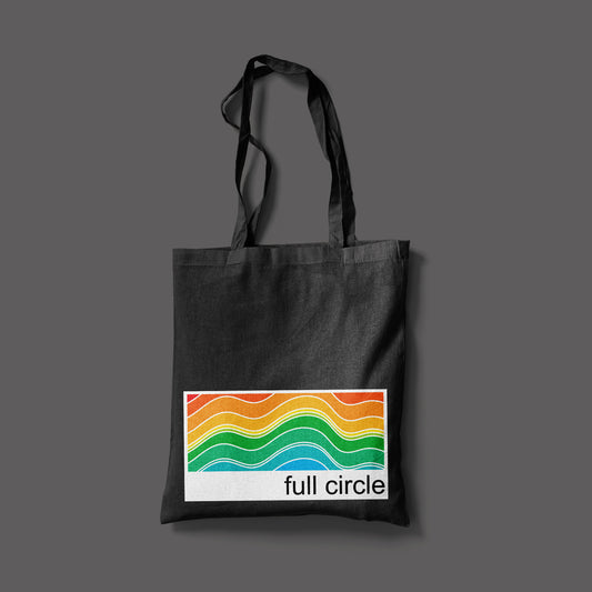 Full Circle Black Tote Bag