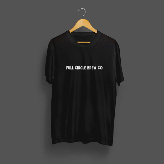 Drink Full Circle Oversized Black Tee