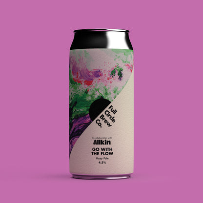 Full Circle Brew Co Go With The Flow Craft Beer Hazy Pale ale Newcastle upon Tyne brewery