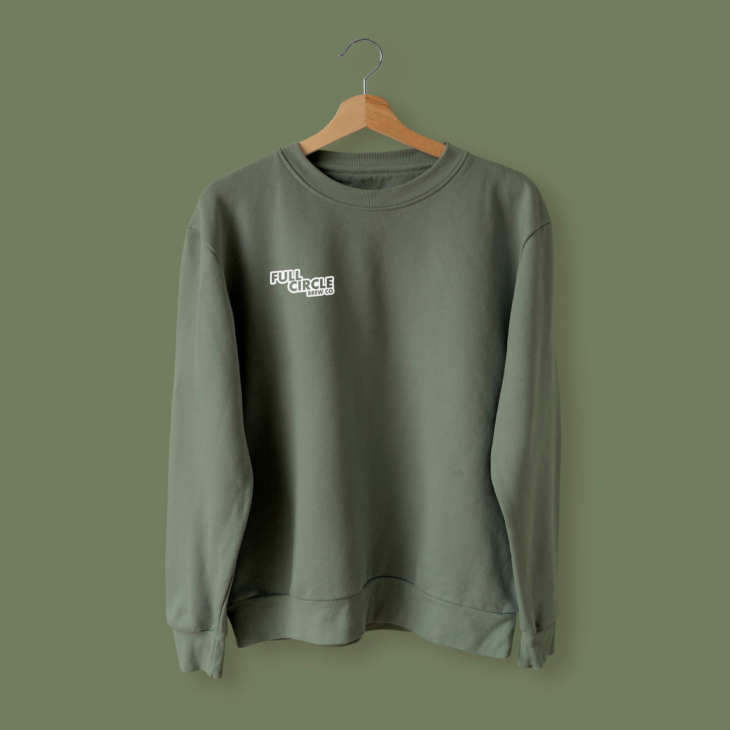 Cypress Green Full Circle Brew Co Crew Sweatshirt