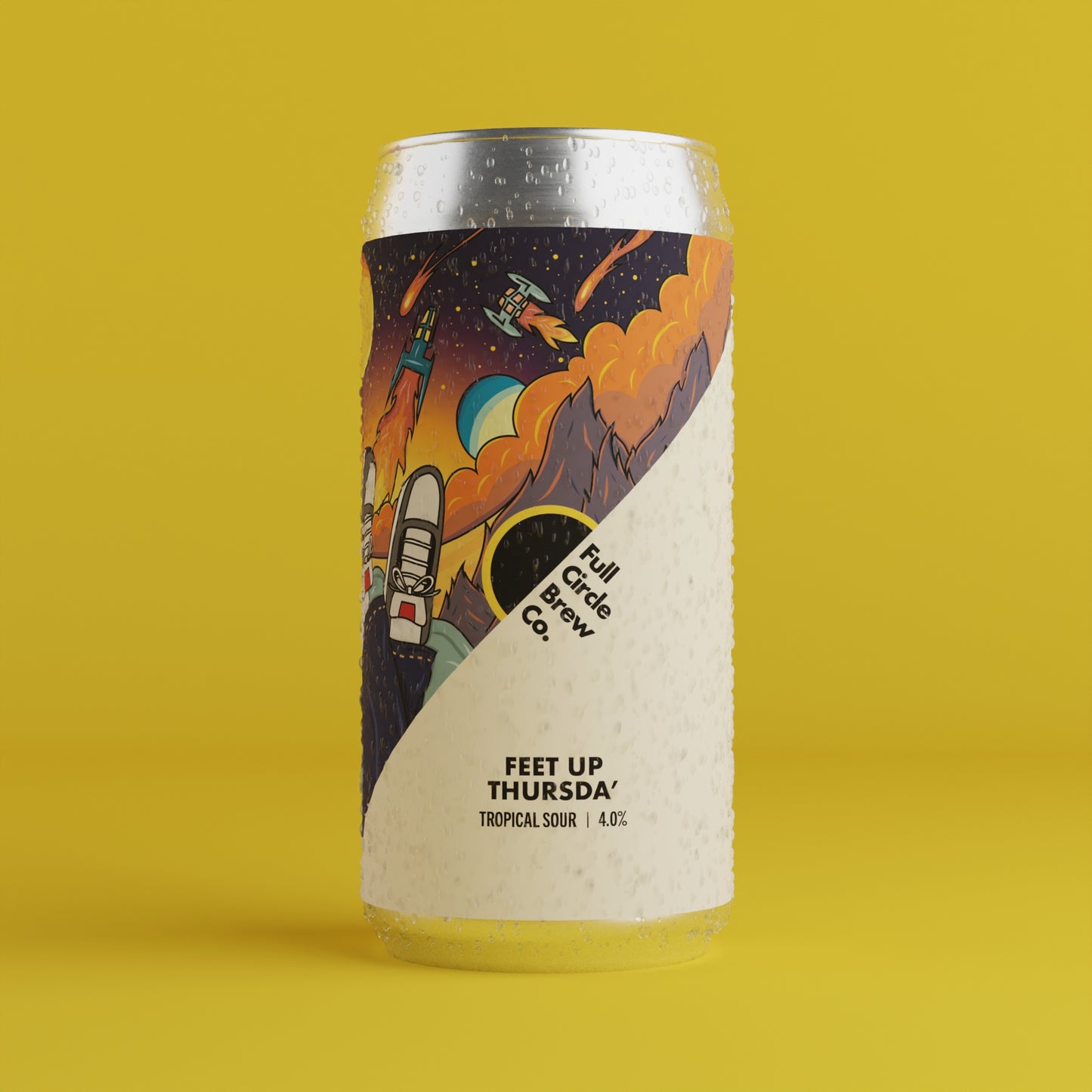 Feet Up Thursda', tropical sour beer, Newcastle craft beer, UK sour beer, fruit sour beer, independent brewery UK, Newcastle upon Tyne brewery, summer craft beer, exotic fruit beer, hazy sour beer, tart tropical beer, British sour beer, artisan beer Newcastle
