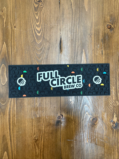 PVC branded bar runner from Full Circle Brew Co, Newcastle upon Tyne