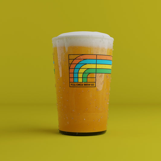 Run Club Dumpy Pint Glass