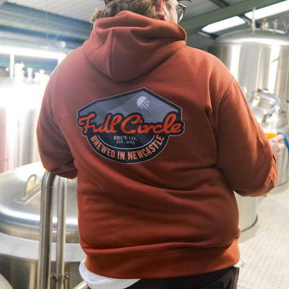 Clay Brown Full Circle Brew Co Hoodie
