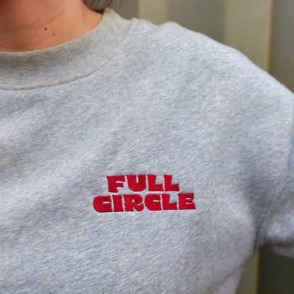 Grey Heather Full Circle Balance Crew Sweatshirt