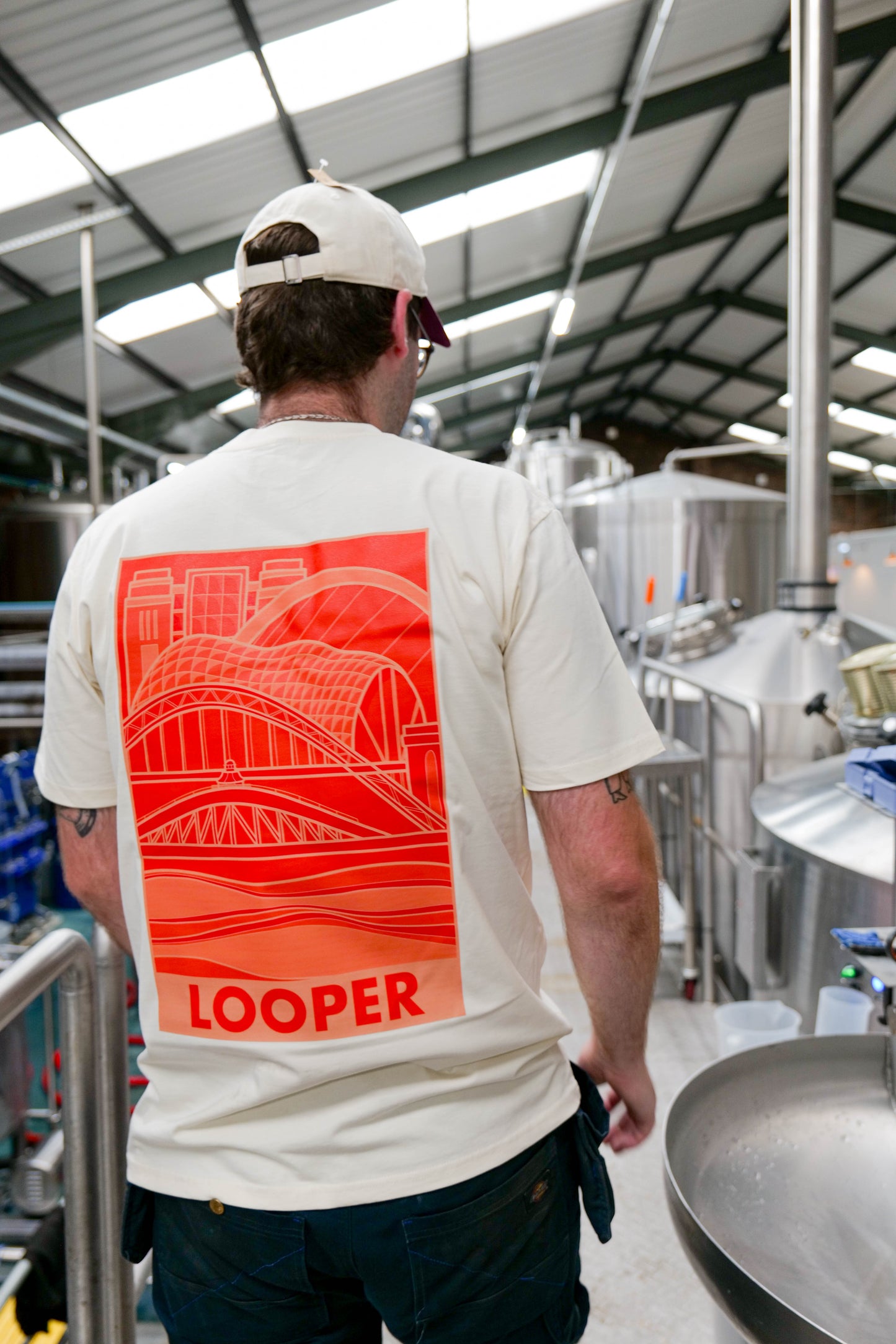 Ecru Looper Landscape Tee