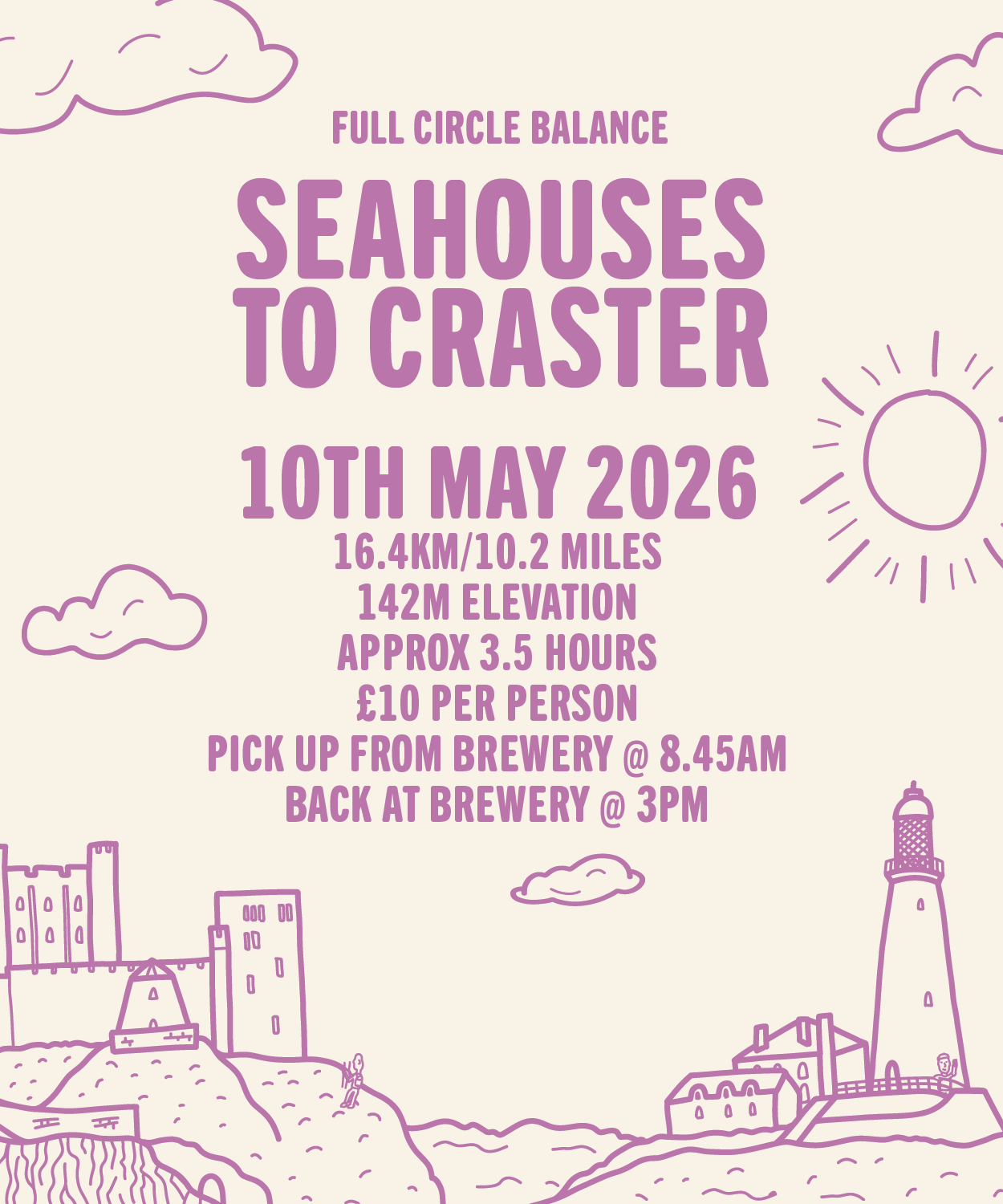 Seahouses to Craster Hike