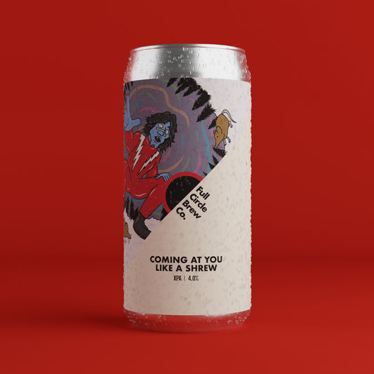 coming at you like a shrew, XPA. extra pale ale, FCBC, newcastle beer, craft brewery, craft beer, north-east, drink local, brewery, newcastle