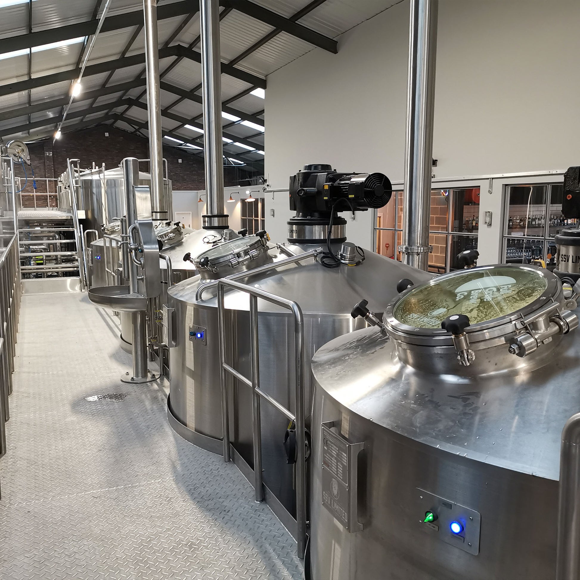 Here is a view from the top of our machinery at the Newcastle based brewery, Full Circle Brew Co. This is the kind of machinery you will witness and be able to gather a better understanding of once you have completed our brewery tour.